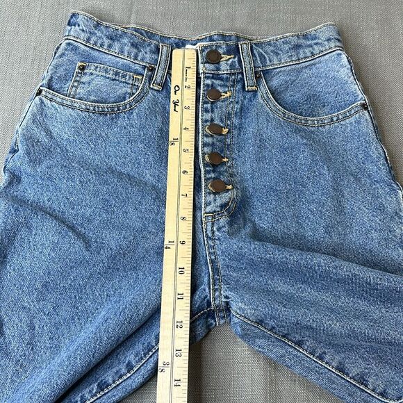 WeWoreWhat Jeans Womens 25 High Waisted Button Fly Jeans Distressed - Picture 9 of 10